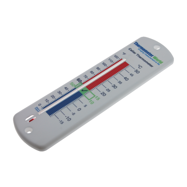 Cellar Thermometer 240mm Wine & Beer Storage Thermometer World