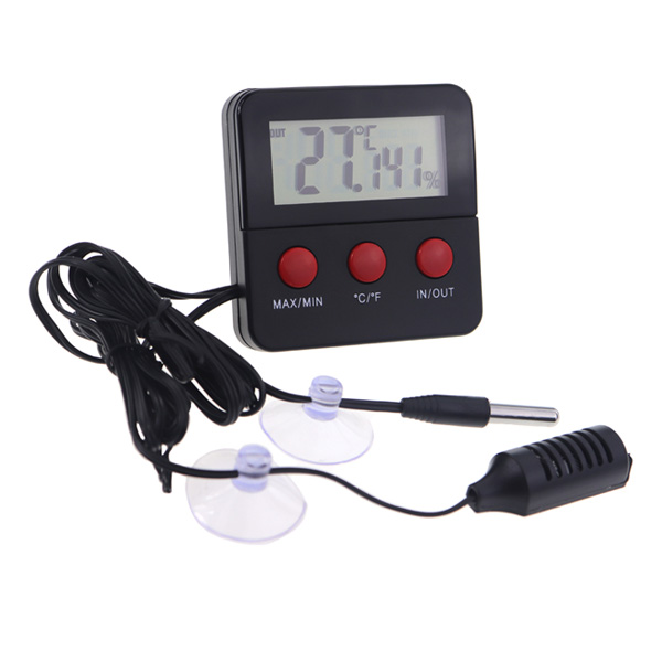 Digital Reptile Thermometer Hygrometer for Reptile Tank by Thermometer World UK Next Day Delivery Thermometers