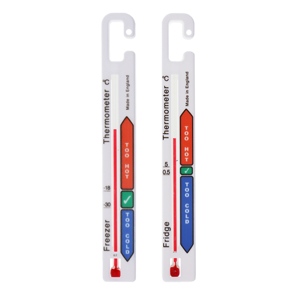 Twin Vertical Fridge and Freezer Thermometer by Thermometer World UK