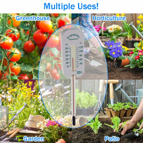 Propagator Soil Thermometer for Gardening Monitor Soil Temperature