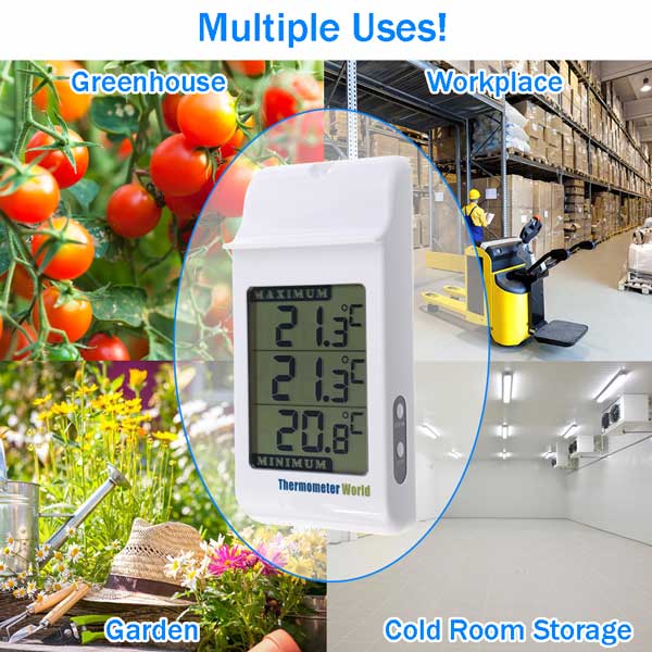 Digital Max Min Greenhouse Thermometer Uses