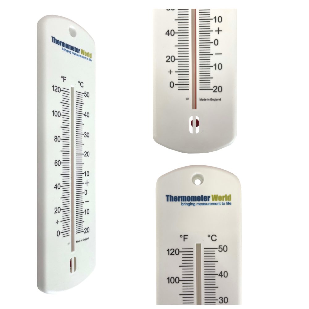 240mm Wall Thermometer for the home, office, garden or greenhouse