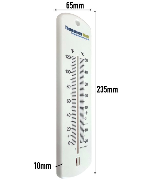 Wall Thermometer Dimensions