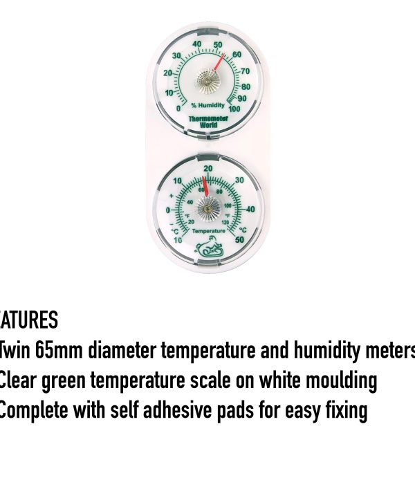 Reptile Tank Thermometer and Humidity Meter - Features