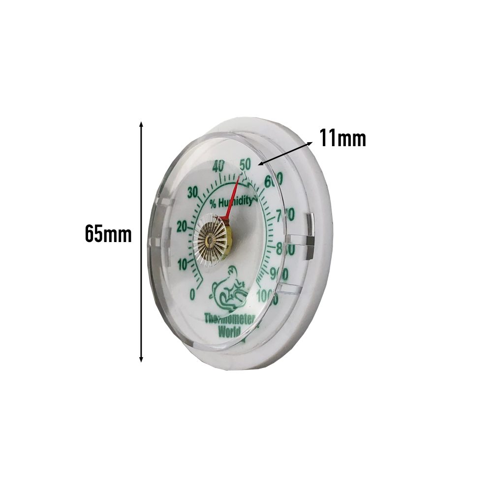 Reptile Tank Hygrometer - Dimensions