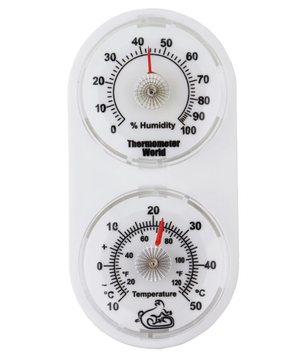 Twin Reptile Tank Thermometer Hygrometer Thermometer World