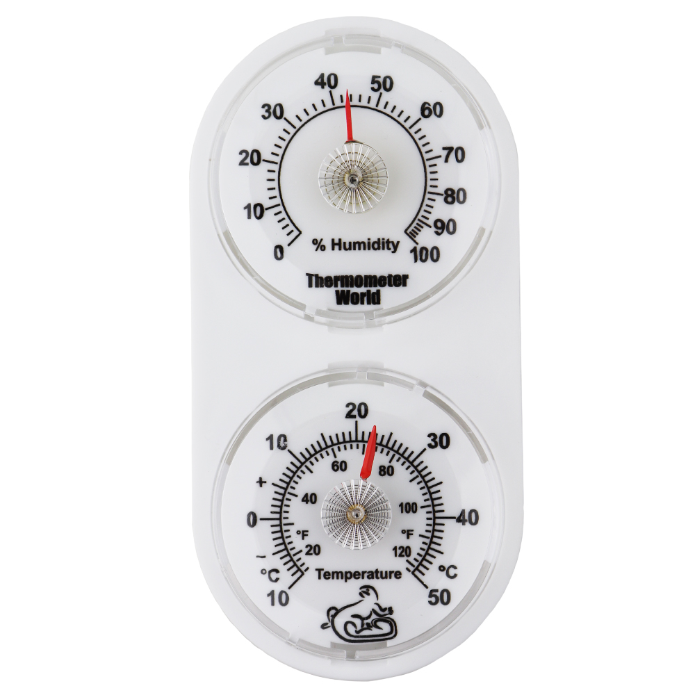 Twin Reptile Tank Thermometer Hygrometer Thermometer World