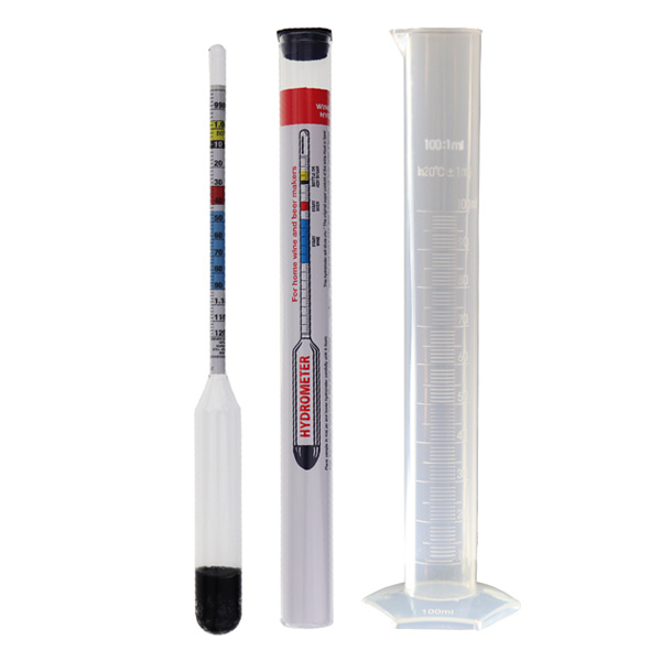 Home Brew Hydrometer & 100ml Trial / Sample Jar by Thermometer World UK Next Day Delivery Thermometers