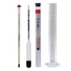 Home Brew Hydrometer, Thermometer & 100ml Trial Jar - Thermometer World