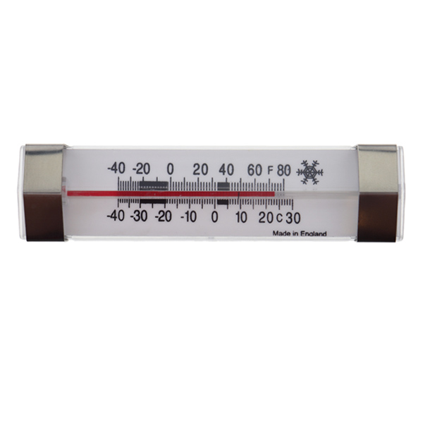 Fridge Freezer Thermometer with S/S end clips by Thermometer World UK