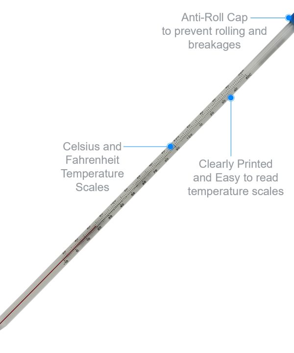 Laboratory Glass Thermometer Features