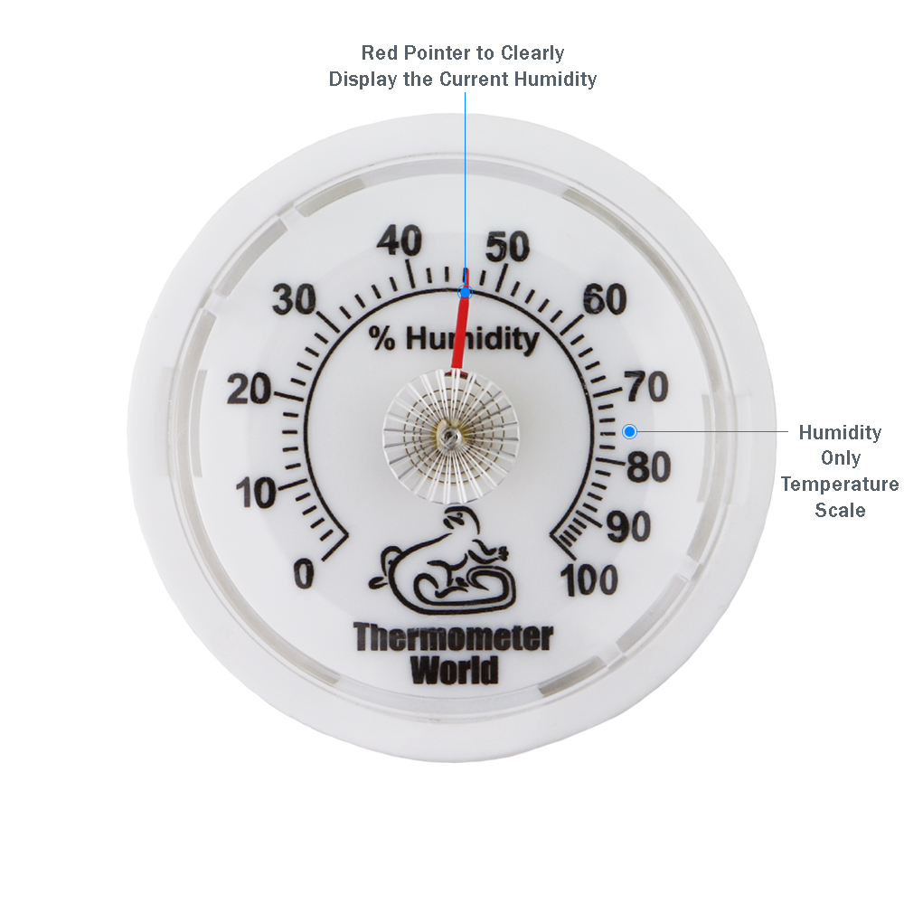 Dial Reptile Tank Hygrometer Thermometer World