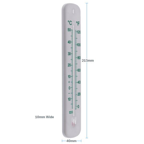 Large Outdoor Thermometer Dimensions