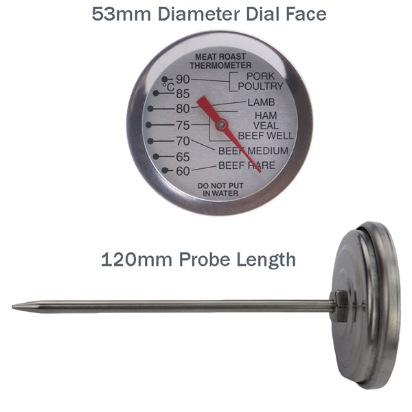 Meat Thermometer Dial Dimensions