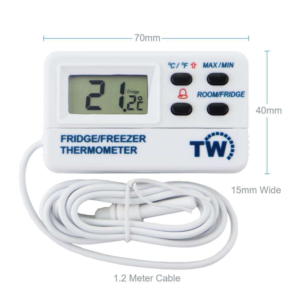 Digital Fridge Freezer Thermometer Dimensions