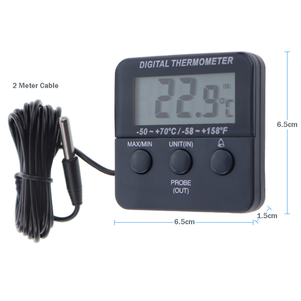 Digital Fridge Freezer Thermometer Dimensions