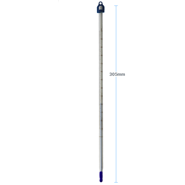 Glass Laboratory Thermometer Dimensions
