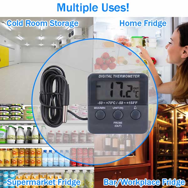Digital Fridge Freezer Thermometer Uses
