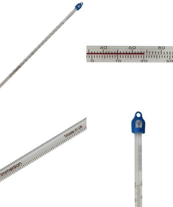 Laboratory Glass Thermometer Views