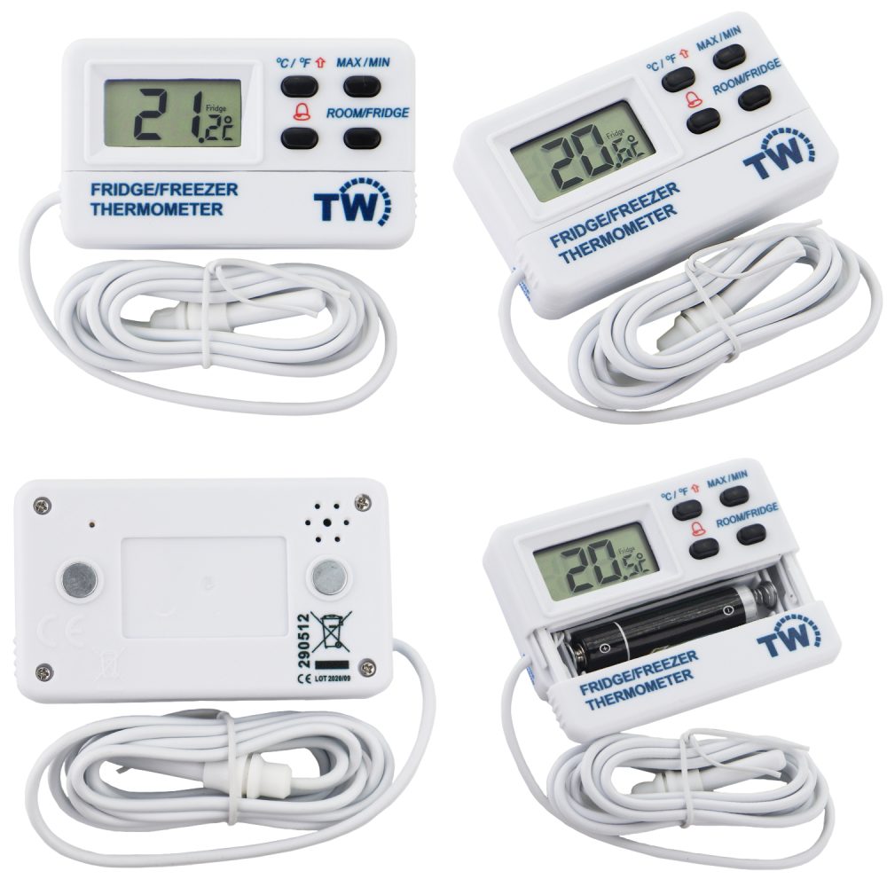 Digital Fridge Freezer Thermometer Views