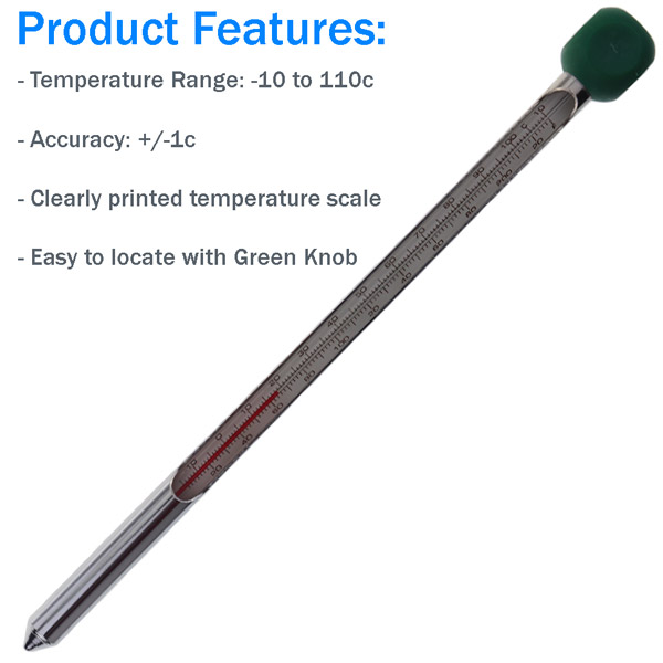 210mm Soil Thermometer Features
