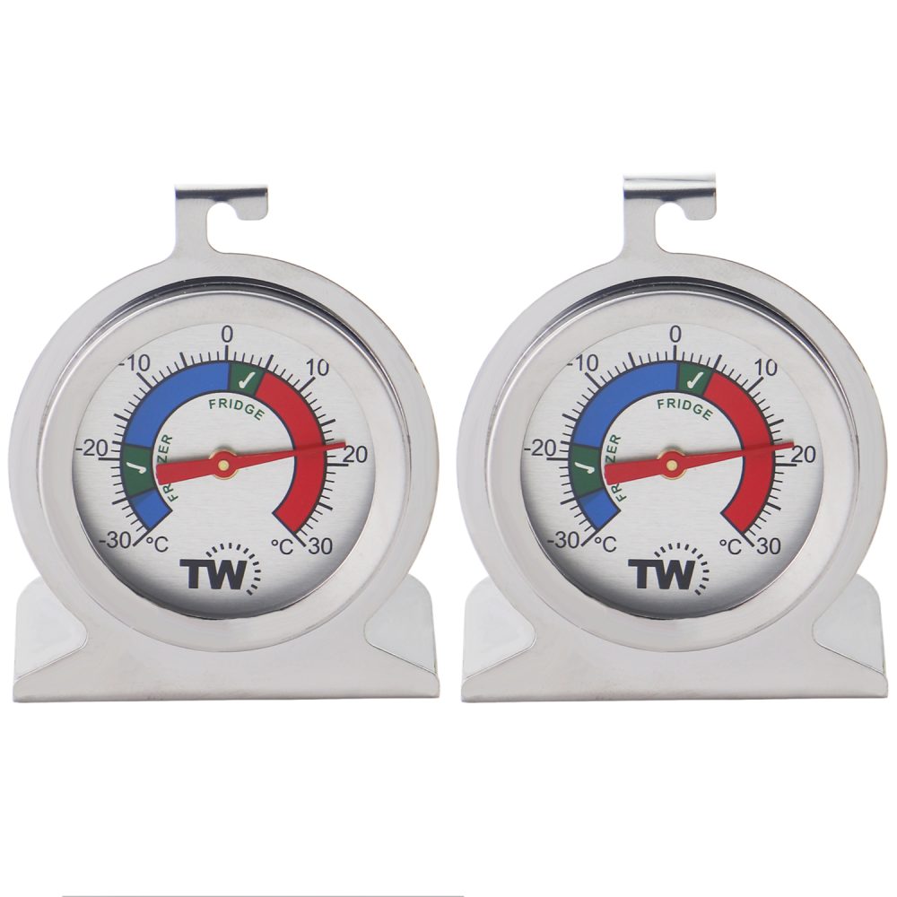 Twin Pack Fridge Freezer Thermometers