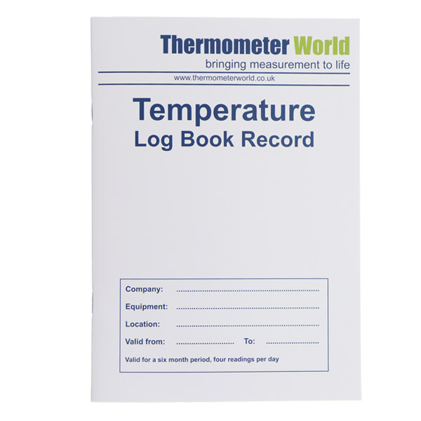 Record book. Temp log