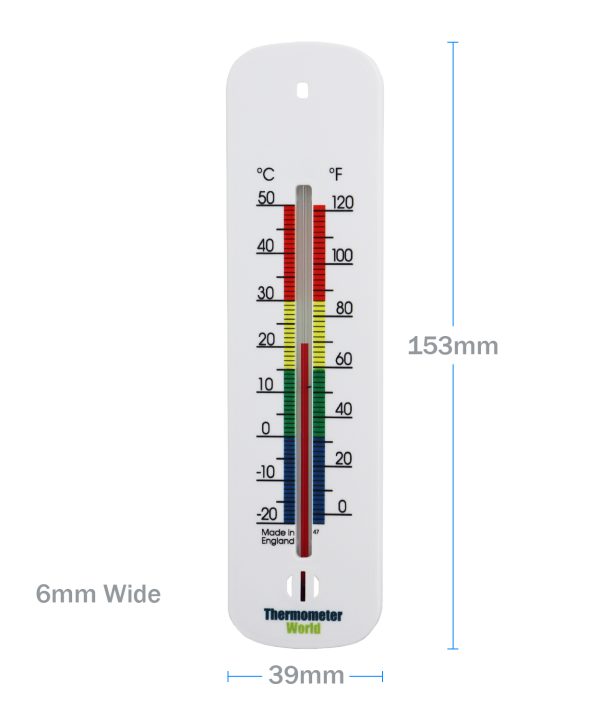 Wall Mounted Room Thermometer Dimensions