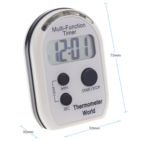 Kitchen Timer and Clock Dimensions