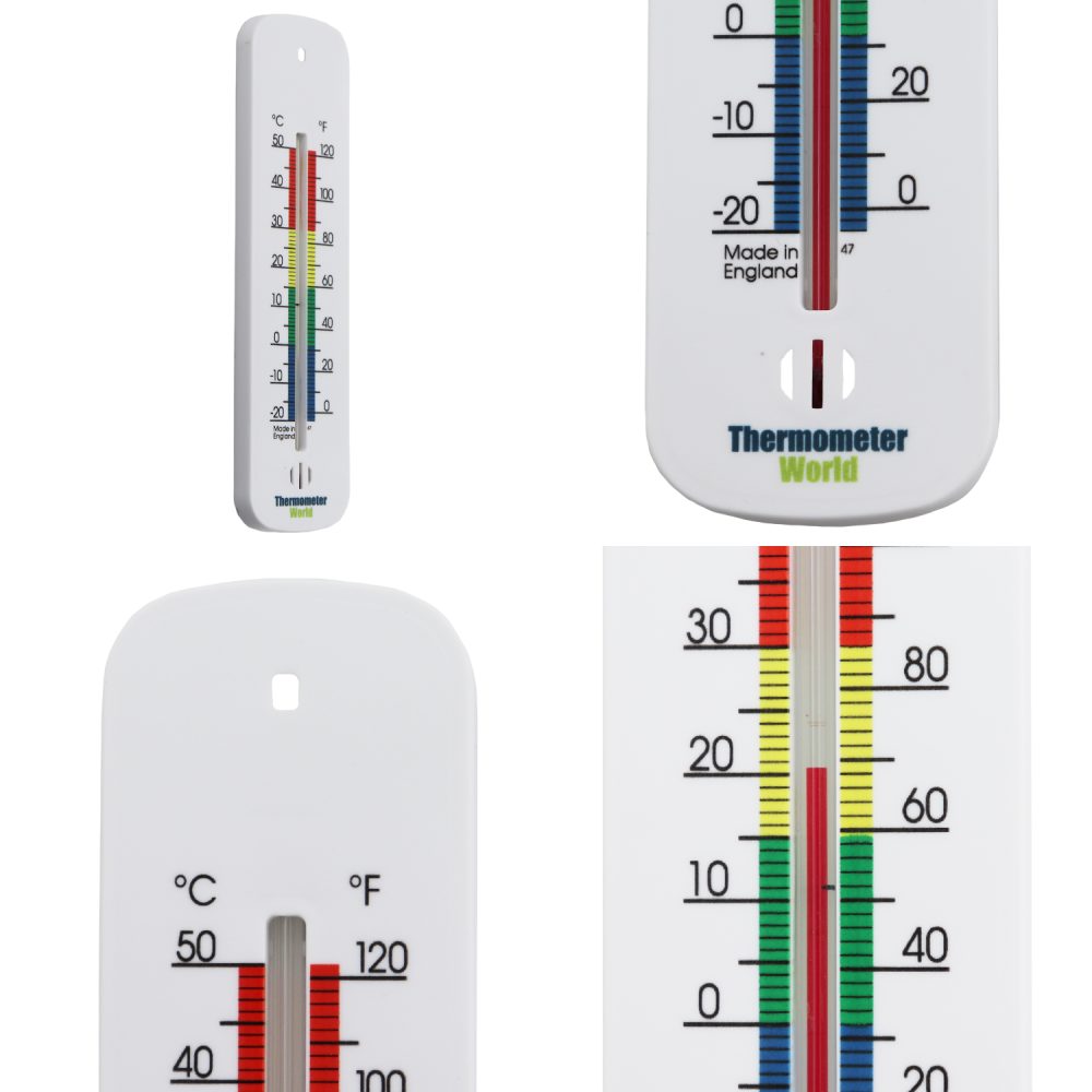 Wall Mounted Room Thermometer Angles