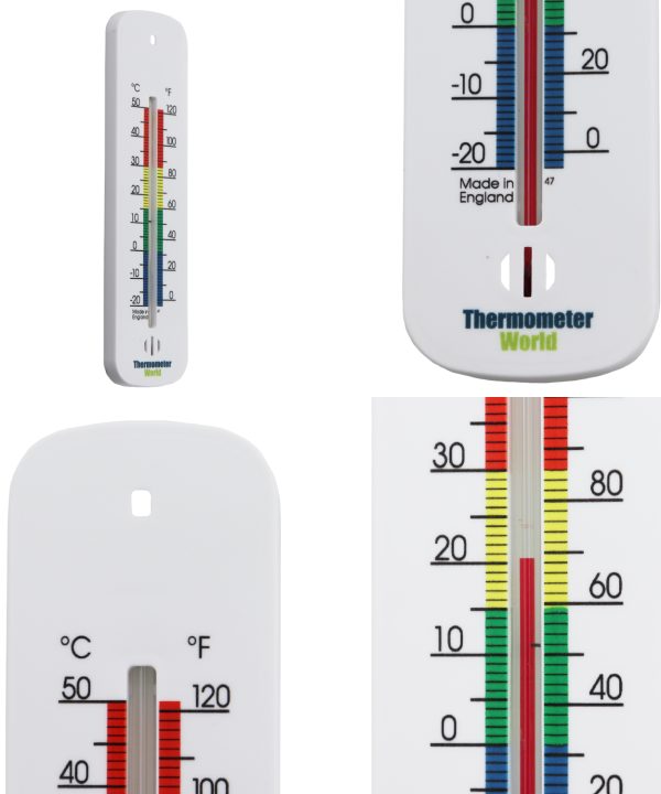 Wall Mounted Room Thermometer Angles