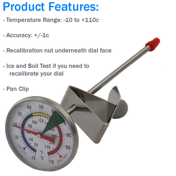 Milk Thermometer Features