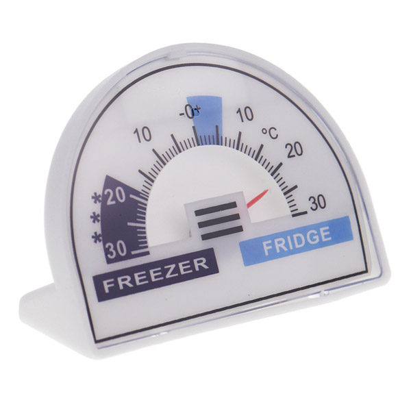 Fridge Freezer Thermometer Crescent Dial With Temperature Zones by Thermometer World