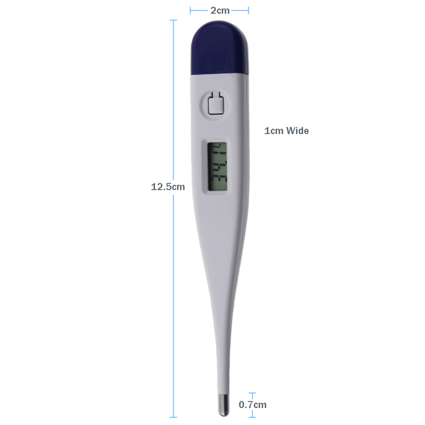 Clinical Thermometer Product Dimensions