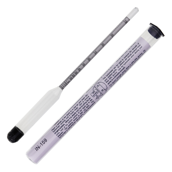 Alcohol Hydrometer Alcoholmeter by Thermometer World Next Day Delivery UK Thermometers