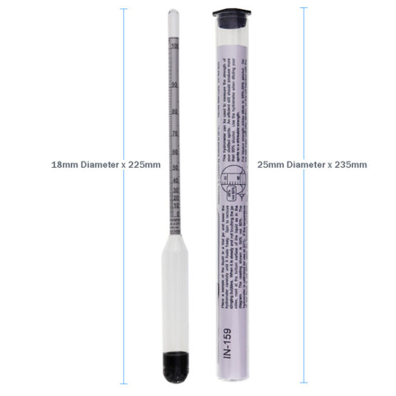 Alcohol Hydrometer Alcholmeter Home Brewing Hydrometer