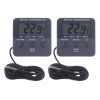 Digital Max Min Fridge Freezer Thermometer Pack of 2 - Magnetic