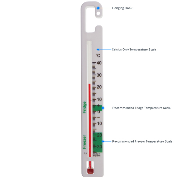 Hanging Fridge or Freezer Thermometer - Thermometer World