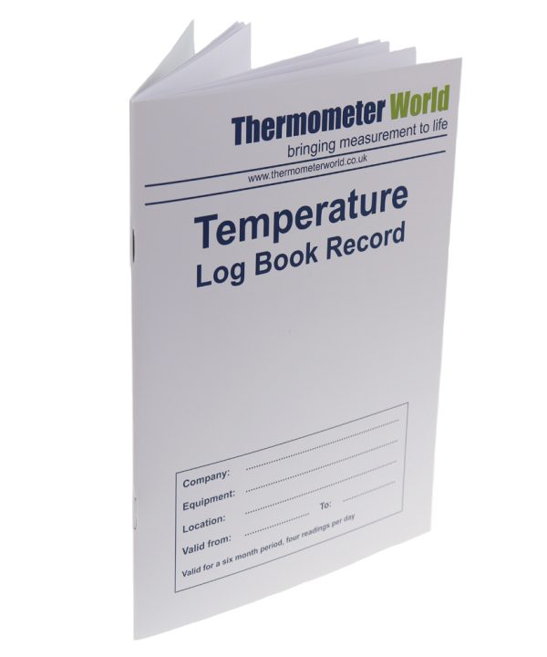 Fridge Temperature Log Book