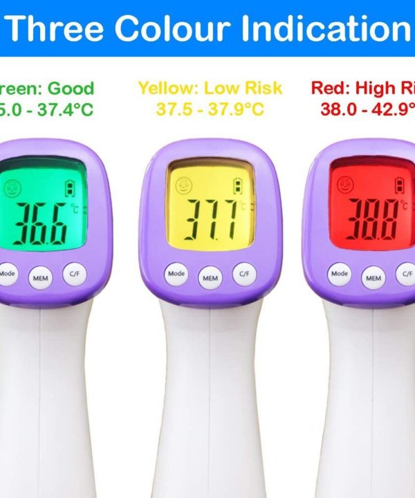Infrared Body Temperature Thermometer - Colour Indicators
