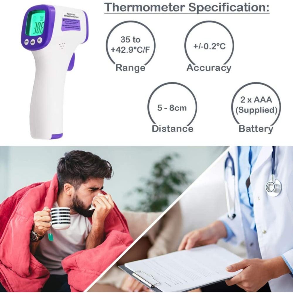 Infrared Body Temperature Thermometer - Specification