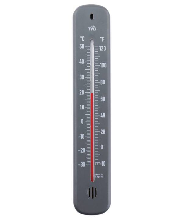 Grey Outdoor Thermometer