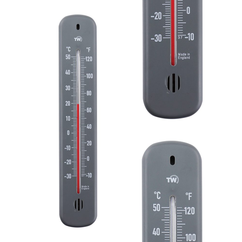 Grey Outdoor Thermometer - Views