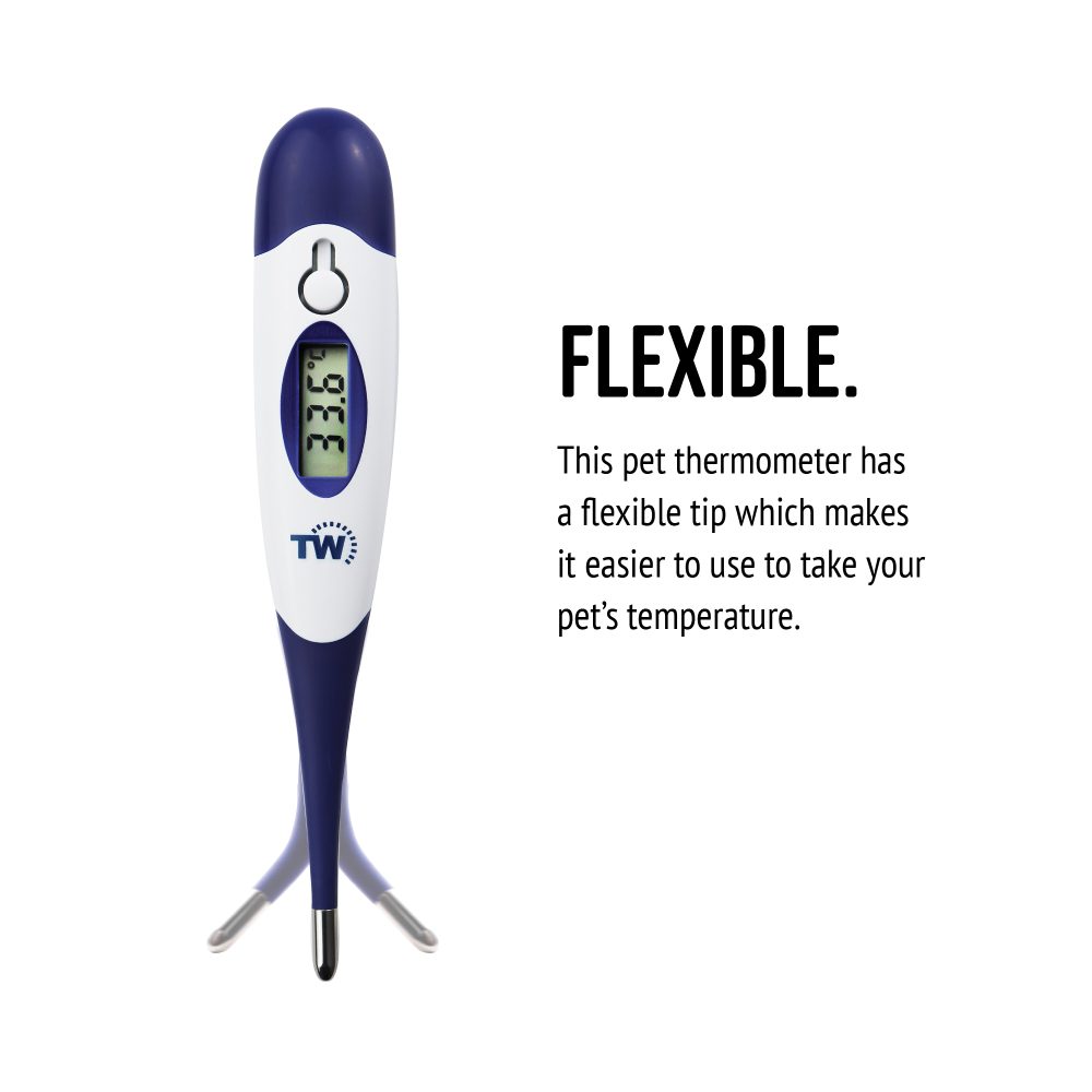 Pet Thermometer - Flexible Tip