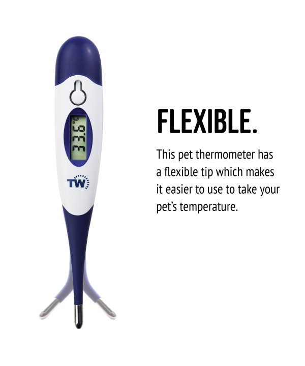 Pet Thermometer - Flexible Tip