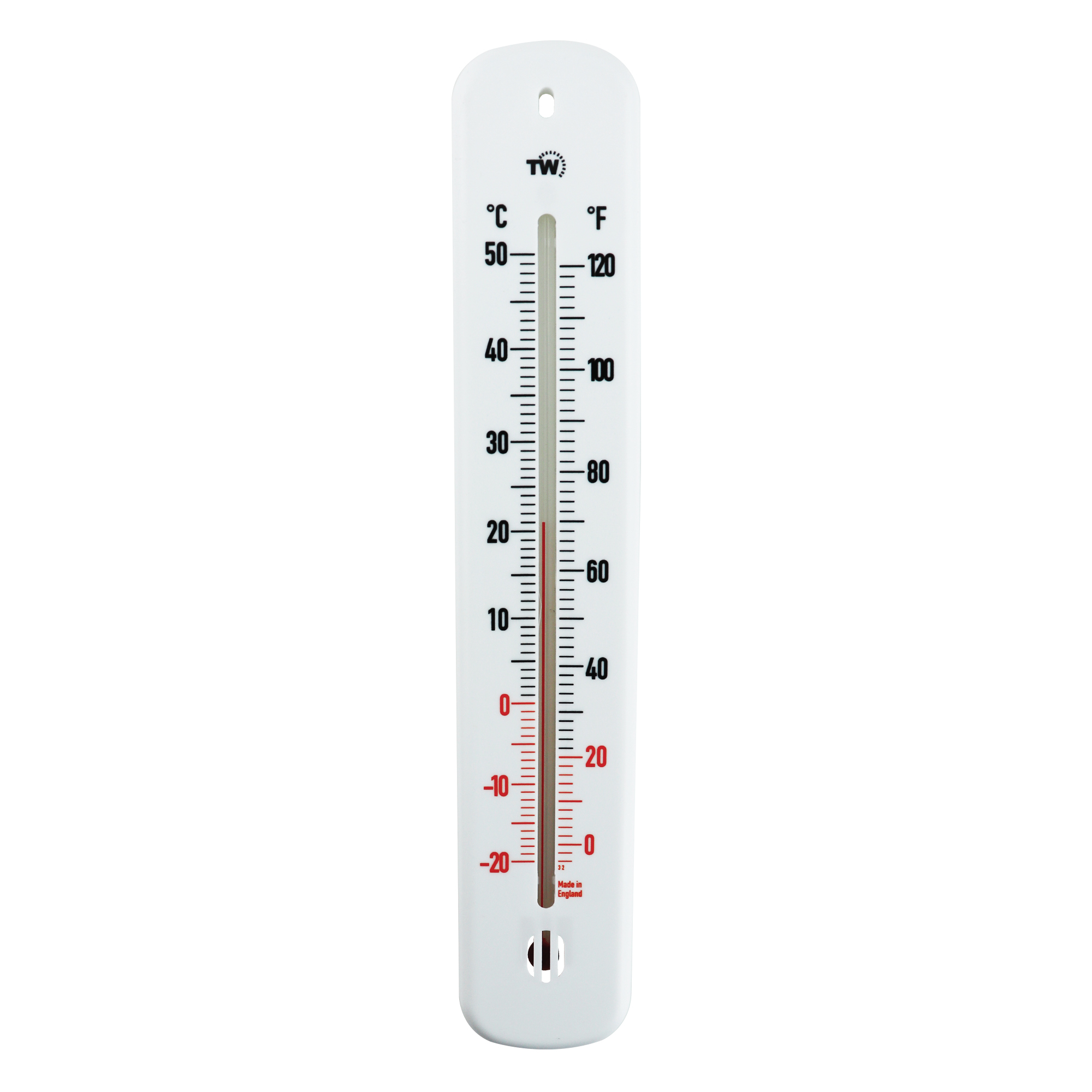 215mm Room Temperature Thermometer Indoor Multi Colour Scale - TW
