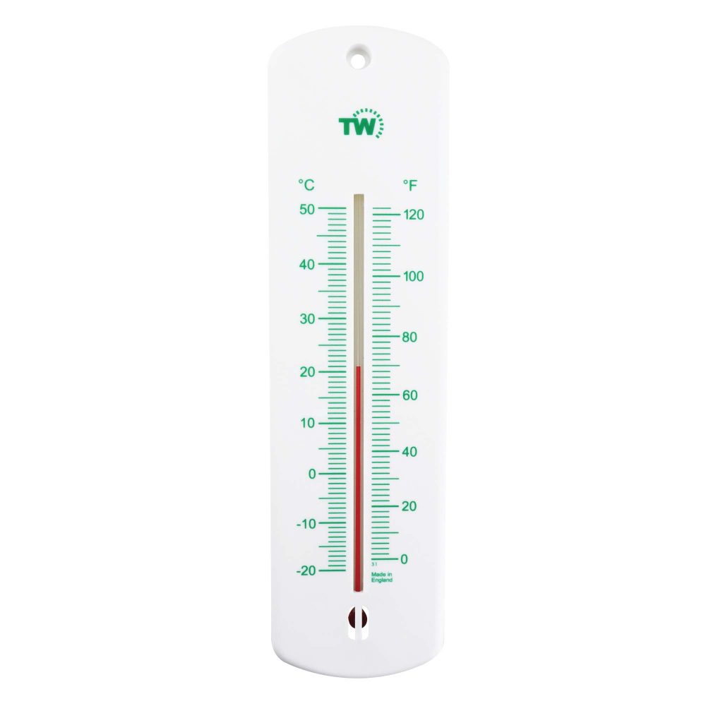 Outdoor Garden Thermometer - Green