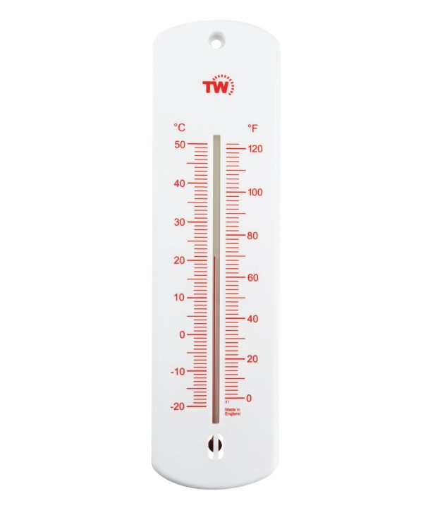 Wall Thermometer Easy To Read 150mm Accurate Room Thermometer For Measuring  Indoor Room Temperature In The Home Garden Greenhouse