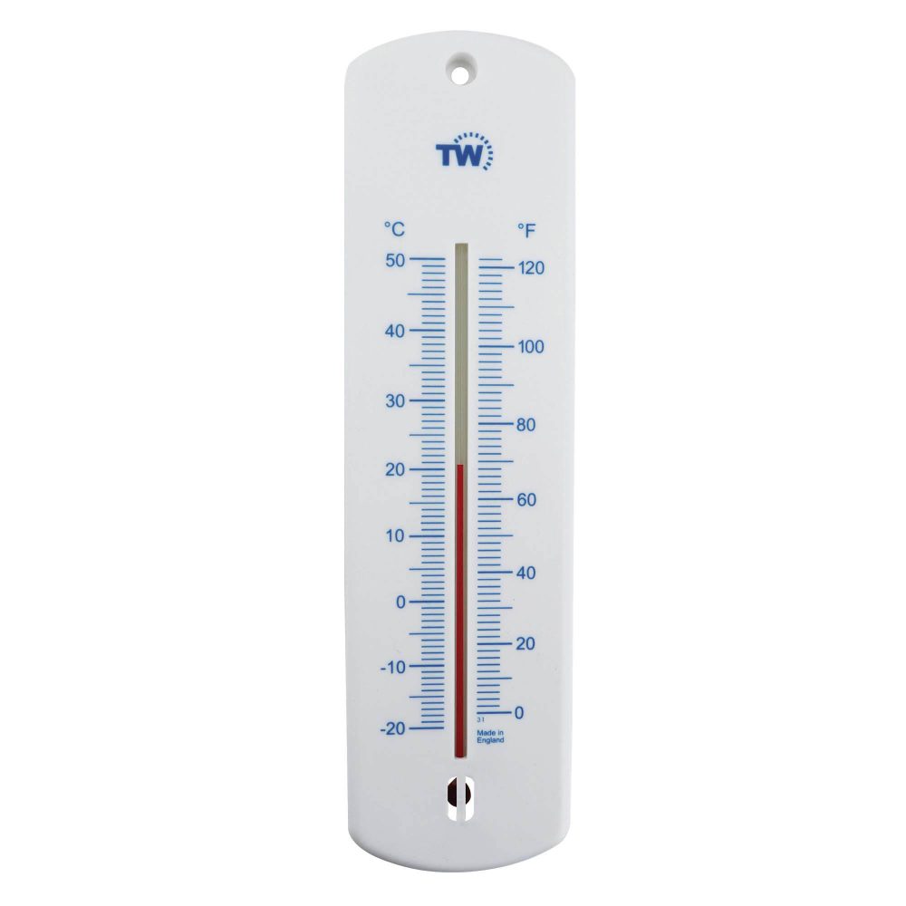 Outdoor Garden Thermometer - Blue