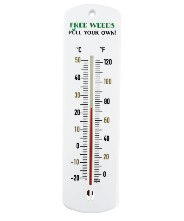 Outdoor Garden Thermometer Gift - Free Weeds